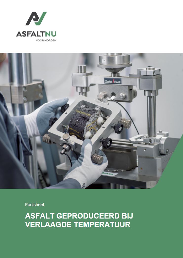 Asfalt geproduceerd bij verlaagde temperatuur
